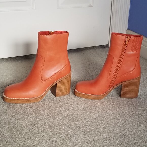 Jeffrey Campbell Maxen Leather Heel Booties - Picture 7 of 7